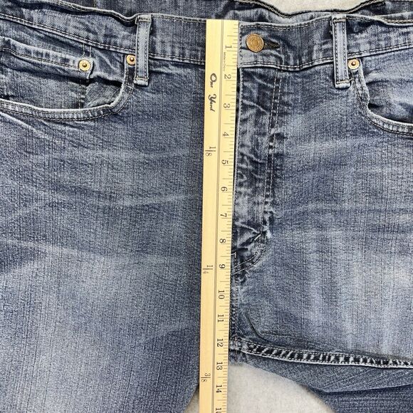 Levi’s 505 Jeans Mens 38x34 Blue Straight Leg Regular Fit Denim Pants - Picture 7 of 11